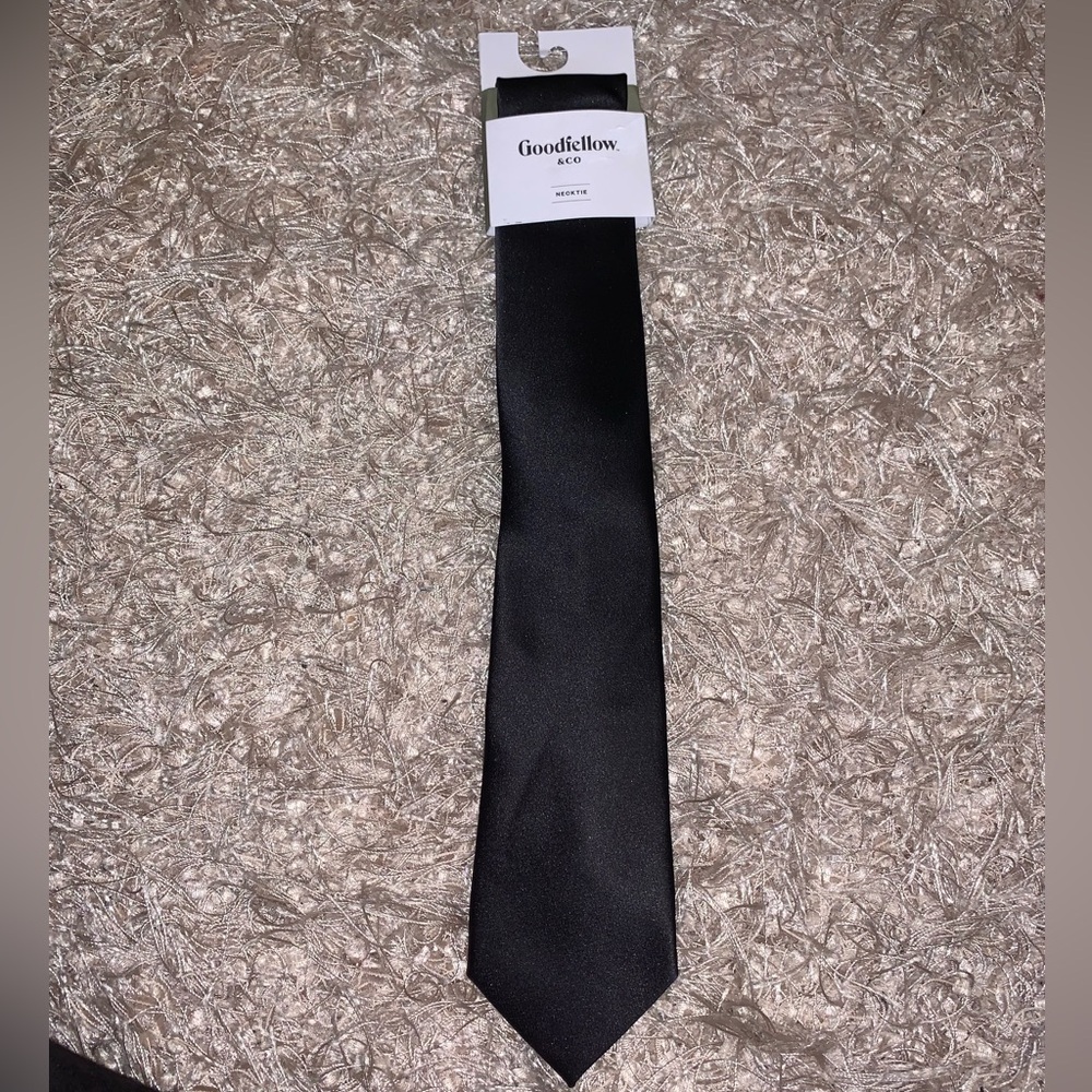 3 for $30 ⚡️ Goodfellow & Co Classic Black Silky Necktie